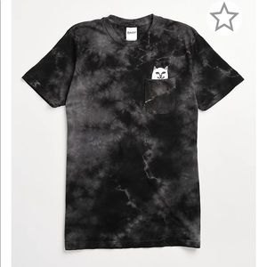Used RIPNDIP Lord Nermal black tie dye t-shirt